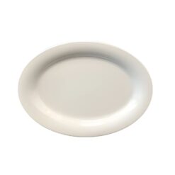 Plato Oval Blanco de Melamina (30 x 22.5 x 2 cm) MCPLMOP30 CONCASSE