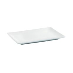 Plato Blanco de Melamina 24x16cm MCPLMPR2416B CONCASSE