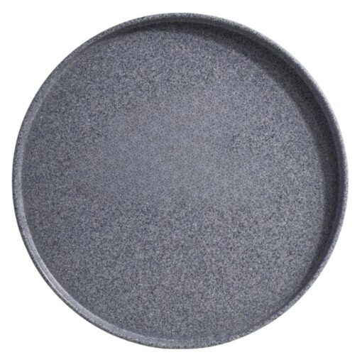 Plato Melamina de Lujo Gris 27cm MCPLMRL27G CONCASSE