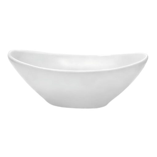 Salsero Ovalado de Melamina Blanca 10cm MCPLMSOL01B CONCASSE