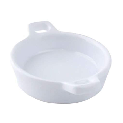 Salseita Redonda de Melamina Blanca MCPLMSRL10B CONCASSE