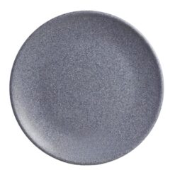 Plato de Melamina De Lujo Liso Gris 30cm MCPLMTRL30G CONCASSE