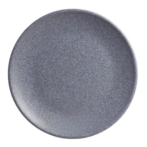 Plato de Melamina De Lujo Liso Gris 30cm MCPLMTRL30G CONCASSE