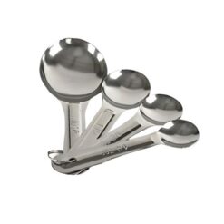 Juego de 4 Cucharas Medidoras Ligeras Acero Inox MCTAZAI02 CONCASSE