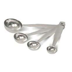 Juego de 4 Cucharas Medidoras Pesadas Acero Inox MCTAZAI03 CONCASSE