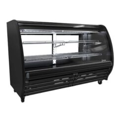 Vitrina Cremera 1.88m en Color Negro con Parrillas PHS18-F2-EP IMBERA