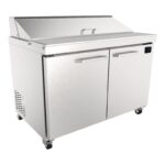 Mesa de Preparación Acero Inox 2 Puertas SPT48-2P IMBERA