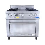 Estufa de 4 quemadores y plancha SSE4QP SAN-SON