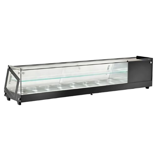 Vitrina para Sushi cristal recto SSVRS-55L-2 SAN-SON