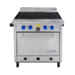 Estufa Extrapesada Linea HD Parrilla+Horno ZH-701-4 SAN-SON