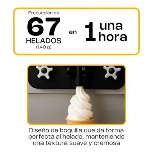 Máquina de Helado Suave 10 Lt HELA-10 RHINO - Imagen 2