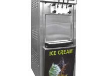 Máquina de Helado Suave a Piso 3 Salidas 20 Litros por Hora con Modo Nocturno 220V BQL-825E-P/240 MIGSA