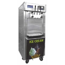 Máquina de Helado Suave a Piso 3 Salidas 20 Litros por Hora con Modo Nocturno 220V BQL-825E-P/240 MIGSA