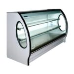 Vitrina 2 m C. Curvo, entrepaños de A. Inox RHNVCT-2000-EA MASSER