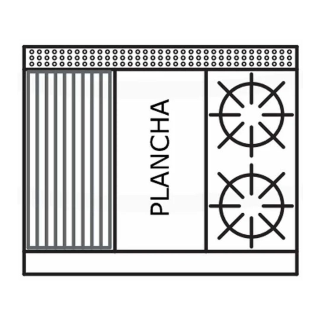 Estufa Modular Triple EM3/1A+1P+1Q INTERNATIONAL - Imagen 2