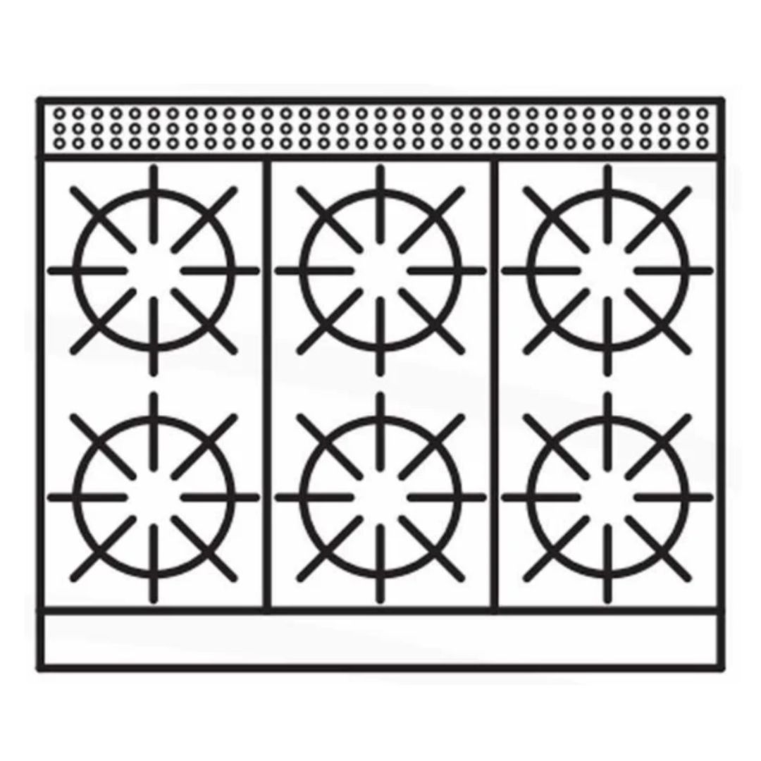 Estufa Modular Triple EM3/3Q INTERNATIONAL - Imagen 2