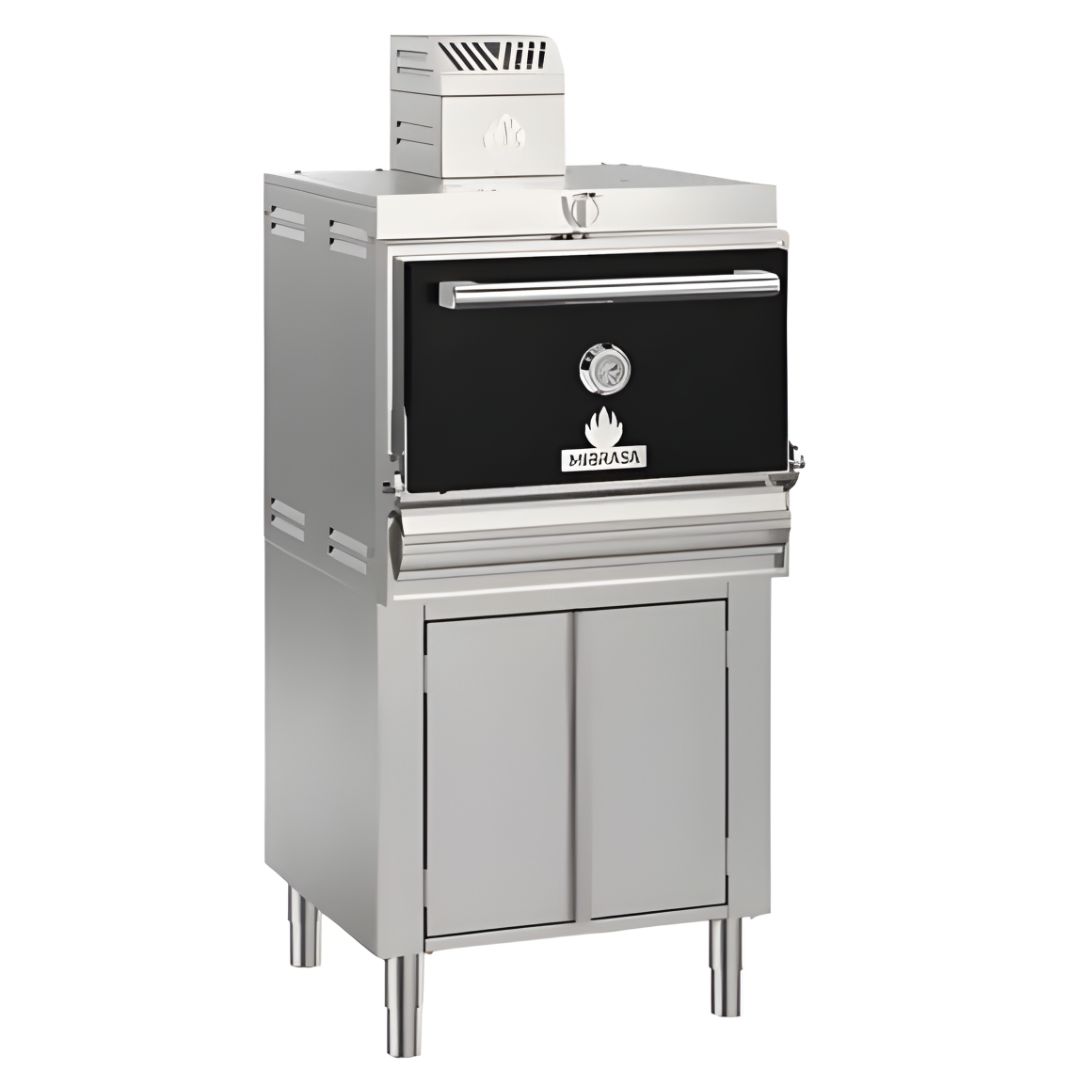 Horno de Brasa con Armario Bajo 110 a 130 Comensales HMB AB 110-V MIBRASA