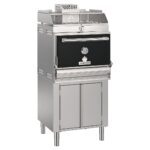 Horno de Brasa con Armario Bajo y Soporte Bandejas 110 a 130 Comensales HMB AB SB 110-VS MIBRASA