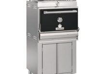 Horno de Brasa con Armario Bajo y Soporte Bandejas 110 a 130 Comensales HMB AB SB 110-VS MIBRASA