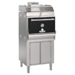 Horno de Brasa con Armario Bajo y Soporte Bandejas 160 a 190 Comensales HMB AB SB 160-VS MIBRASA