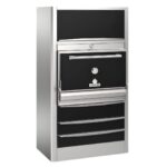 Horno de Brasa con Cajones Térmicos y Armario Caliente 160 a 190 Comensales HMB HOT AC 160-M MIBRASA
