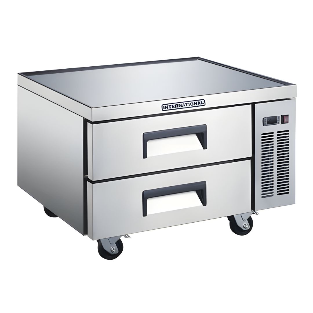 Mesa Refrigerada Base Chef con 2 Cajones INT/BC-2C-AI INTERNATIONAL