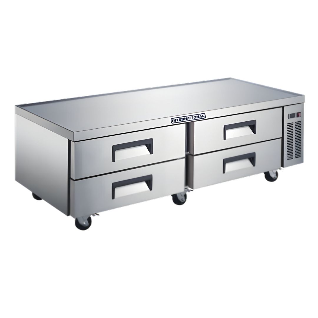 Mesa Refrigerada Base Chef con 4 Cajones INT/BC-4C-AI INTERNATIONAL