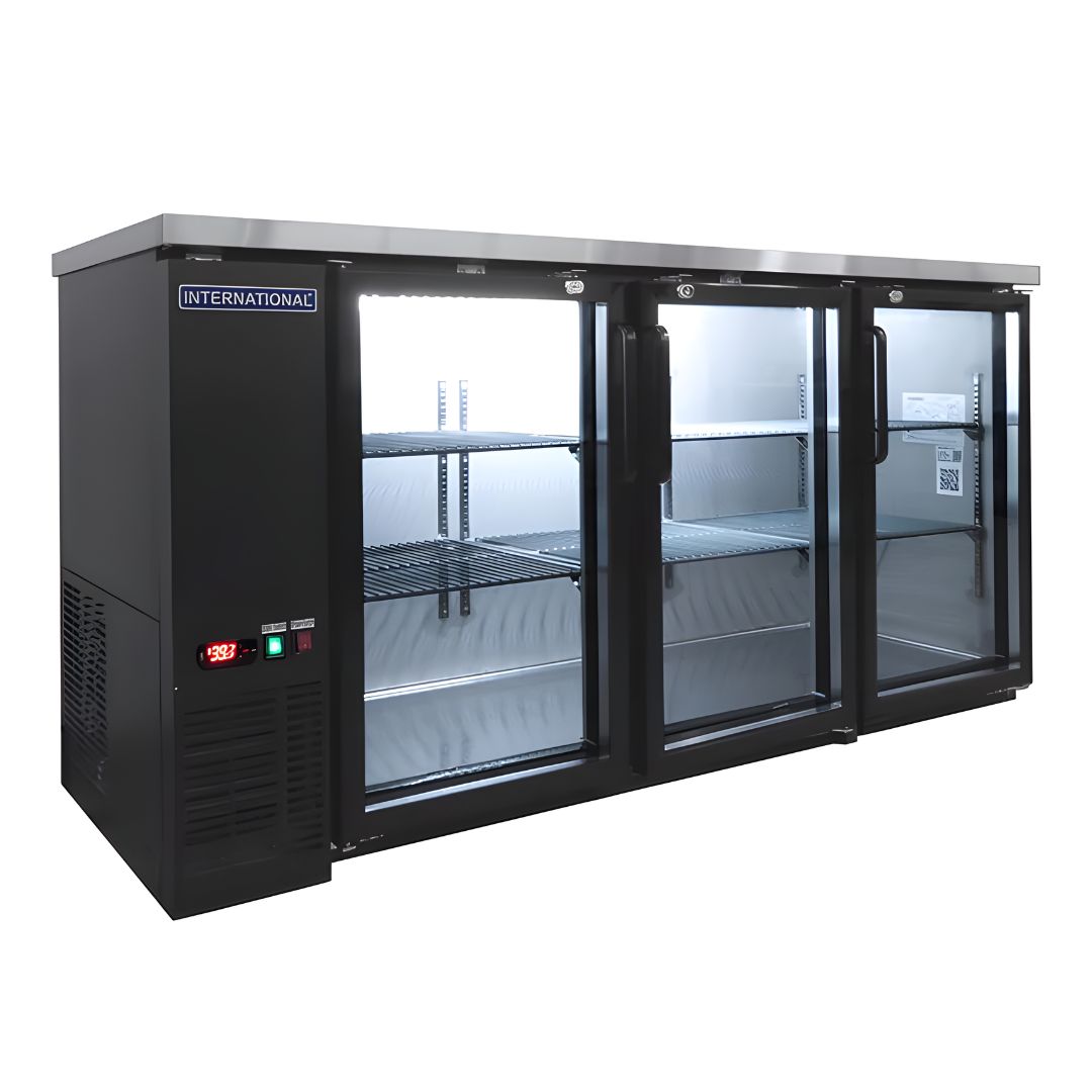 Enfriador Barra Trasera 3 Puertas de Vidrio INT/BBC-3PV-AI INTERNATIONAL