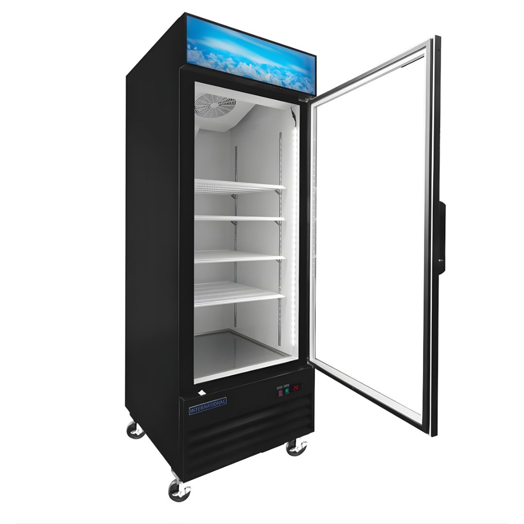 Congelador Vertical 1 Puerta de Vidrio INT/CV-1PV-AI INTERNATIONAL