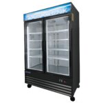 Refrigerador Vertical 2 Puertas de Vidrio INT/RV-2PV-AI INTERNATIONAL