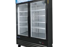 Refrigerador Vertical 2 Puertas de Vidrio INT/RV-2PV-AI INTERNATIONAL