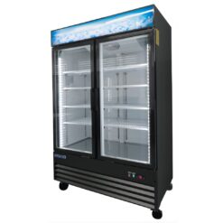 Refrigerador Vertical 2 Puertas de Vidrio INT/RV-2PV-AI INTERNATIONAL