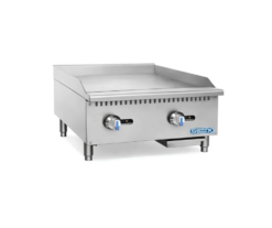 Plancha Comercial a Gas 2 Quemadores XLRG-600 SOBRINOX