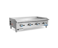 Plancha Comercial a Gas 4 Quemadores XLRG-1200 SOBRINOX