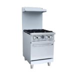 Estufa con Horno 4 Quemadores a Gas XFSO-24-J SOBRINOX