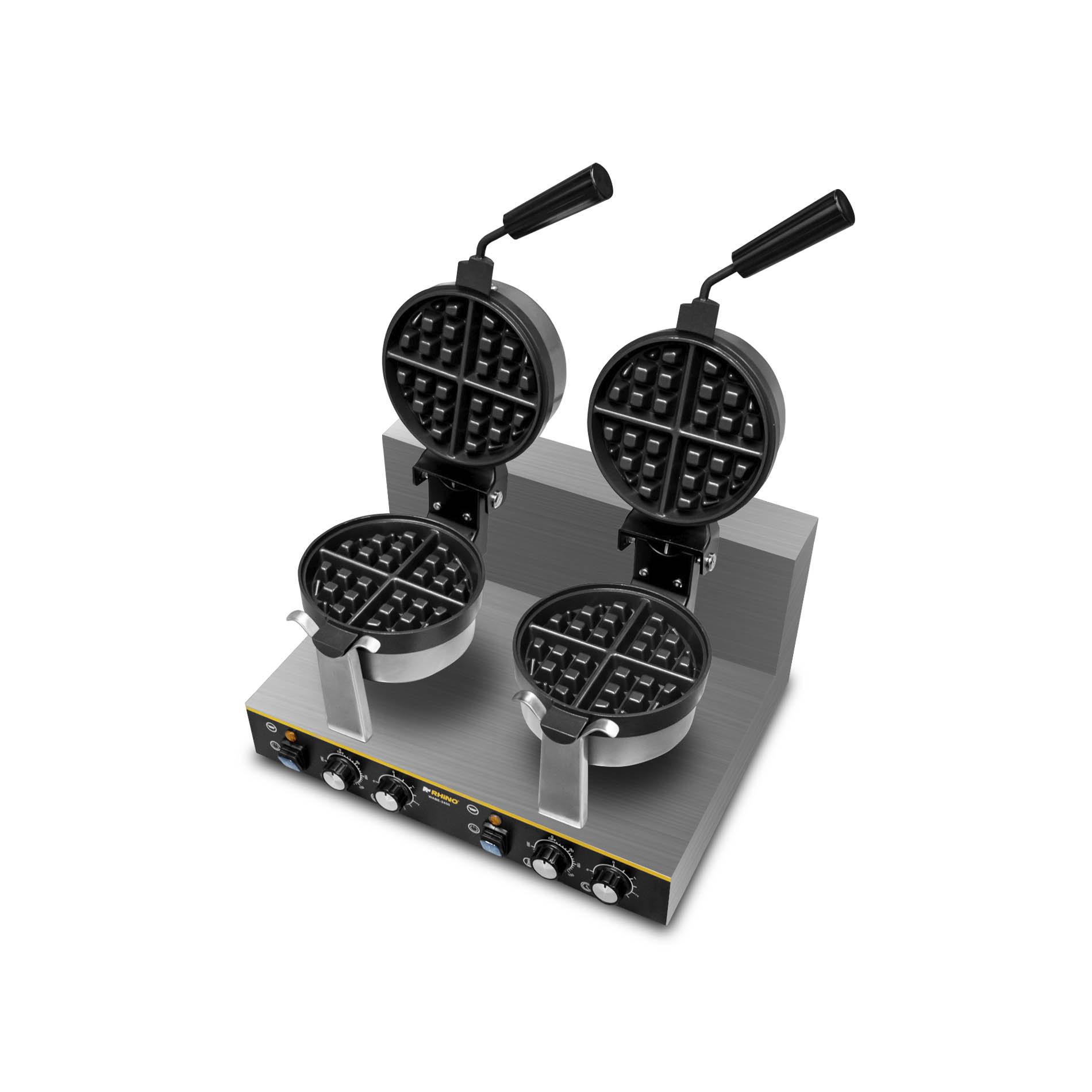 Waflera Belga Giratoria Doble 1,850 W WABE-2400 RHINO - Imagen 2