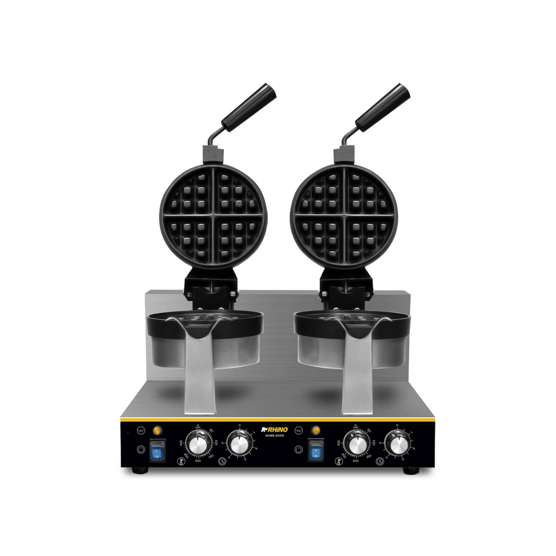 Waflera Belga Giratoria Doble 1,850 W WABE-2400 Rhino