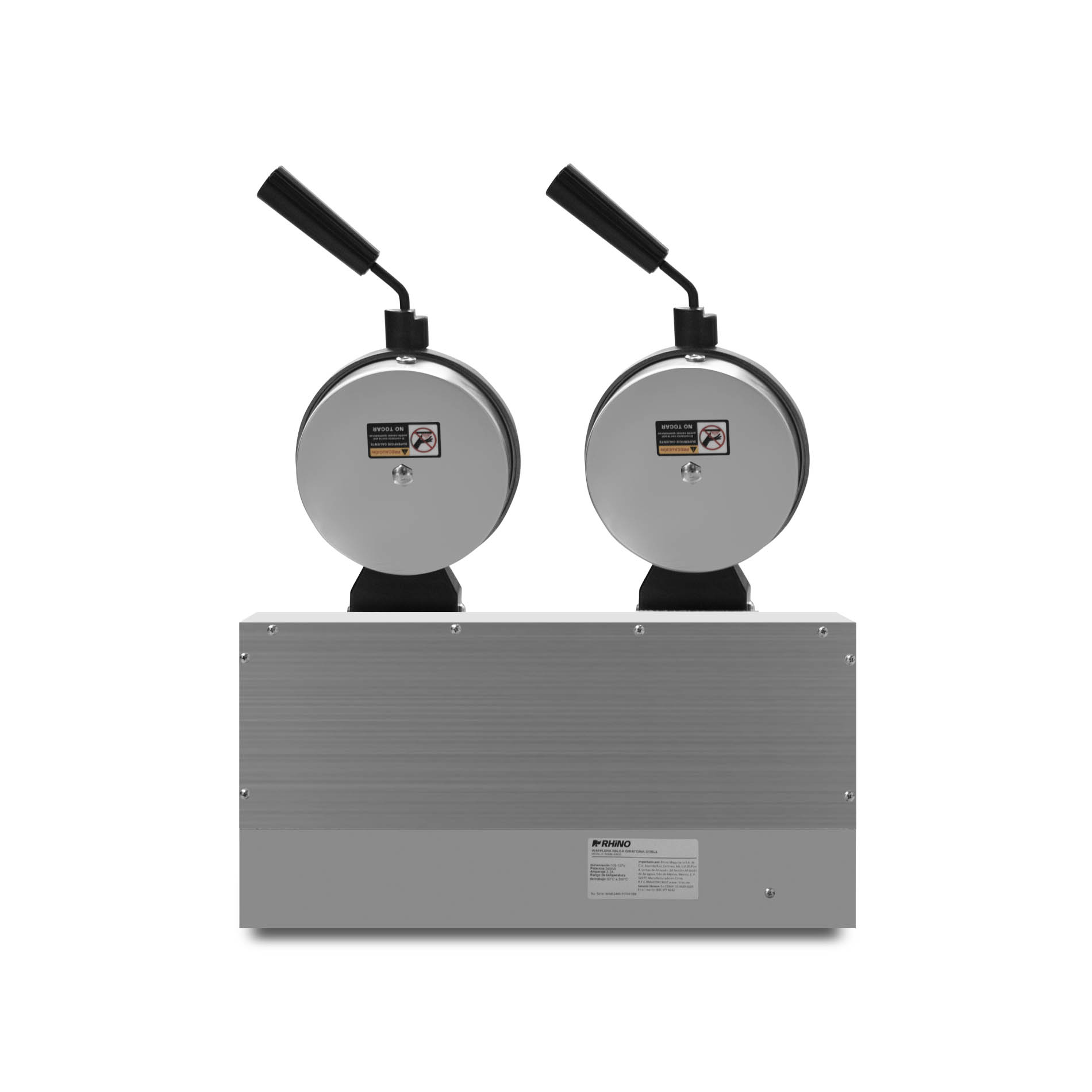 Waflera Belga Giratoria Doble 1,850 W WABE-2400 RHINO - Imagen 4