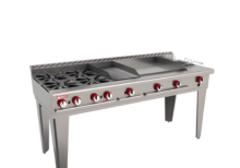 Estufa + Asador + Plancha + Freidor EM-M TOP DELTA