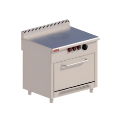 Estufa con plancha francesa + Horno 36 3-PF-H TOP DELTA