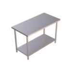 Mesa de trabajo en isla con entrepaño T-440 I600-200 DELTA