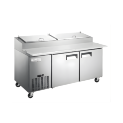 Mesa de preparación pizzas D-MPP-2P DELTA