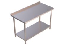 Mesa de trabajo a muro con entrepaño T-440 M600-200 DELTA