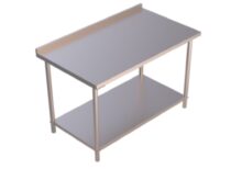 Mesa de trabajo a muro con entrepaño T-440 M700-120 DELTA