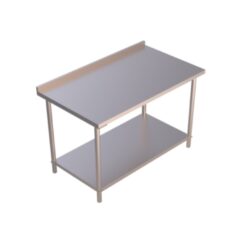 Mesa de trabajo a muro con entrepaño T-440 M700-200 DELTA