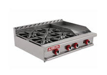 Parrilla 4 quemadores 2-4-1-G TOP DELTA "
