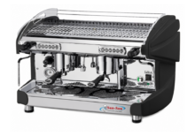 Cafetera Italiana Electrónica Programable de 2 Grupos 240 Tazas LIRA2E-B SAN-SON