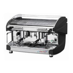 Cafetera Italiana Electrónica Programable de 2 Grupos 240 Tazas LIRA2E-B SAN-SON
